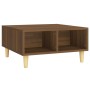 Engineered wood coffee table in brown oak, 60x60x30 cm. by vidaXL, Coffee table - Ref: Foro24-813166, Price: 52,72 €, Discoun...