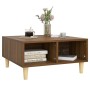 Mesa de centro madera de ingeniería roble marrón 60x60x30 cm de vidaXL, Mesas de centro - Ref: Foro24-813166, Precio: 52,72 €...