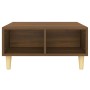 Mesa de centro madera de ingeniería roble marrón 60x60x30 cm de vidaXL, Mesas de centro - Ref: Foro24-813166, Precio: 52,72 €...