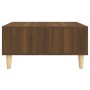 Mesa de centro madera de ingeniería roble marrón 60x60x30 cm de vidaXL, Mesas de centro - Ref: Foro24-813166, Precio: 52,72 €...