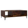 Smoked brown engineered wood coffee table 103.5x60x35 cm by vidaXL, Coffee table - Ref: Foro24-813179, Price: 67,20 €, Discou...