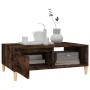 Engineered wood smoked oak coffee table 90x60x35 cm by vidaXL, Coffee table - Ref: Foro24-813170, Price: 51,73 €, Discount: %