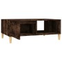 Engineered wood smoked oak coffee table 90x60x35 cm by vidaXL, Coffee table - Ref: Foro24-813170, Price: 51,73 €, Discount: %