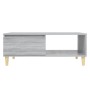 Sonoma gray engineered wood coffee table 90x60x35 cm by vidaXL, Coffee table - Ref: Foro24-813171, Price: 54,21 €, Discount: %