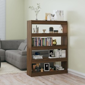 Brown oak shelving/space divider 100x30x135 cm by vidaXL, Bookcases and shelves - Ref: Foro24-813637, Price: 68,99 €, Discoun...