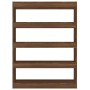 Brown oak shelving/space divider 100x30x135 cm by vidaXL, Bookcases and shelves - Ref: Foro24-813637, Price: 68,81 €, Discoun...