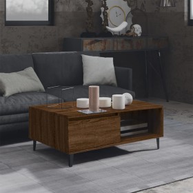 Brown oak engineered wood coffee table 90x60x35 cm by vidaXL, Coffee table - Ref: Foro24-813175, Price: 54,80 €, Discount: %