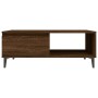 Mesa de centro madera de ingeniería roble marrón 90x60x35 cm de vidaXL, Mesas de centro - Ref: Foro24-813175, Precio: 55,91 €...