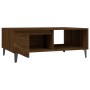 Mesa de centro madera de ingeniería roble marrón 90x60x35 cm de vidaXL, Mesas de centro - Ref: Foro24-813175, Precio: 55,91 €...