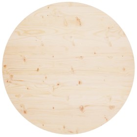 Solid pine wood table surface Ø90x2.5 cm by vidaXL, Table tops - Ref: Foro24-813650, Price: 99,38 €, Discount: %