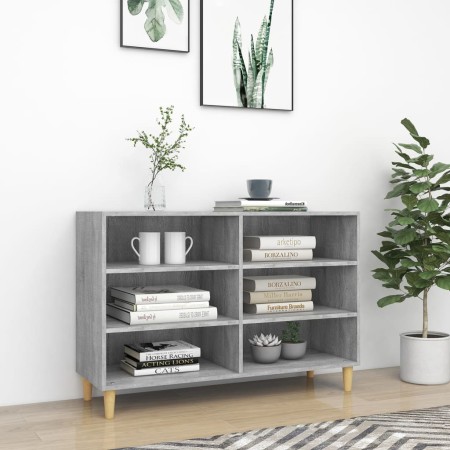 Aparador de madera de ingeniería gris Sonoma 103,5x35x70 cm de vidaXL, Aparadores - Ref: Foro24-813183, Precio: 70,75 €, Desc...