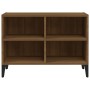 TV cabinet with brown oak metal legs 69.5x30x50 cm by vidaXL, TV Furniture - Ref: Foro24-813151, Price: 38,99 €, Discount: %