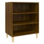 Aparador madera de ingeniería marrón roble 57x35x70 cm de vidaXL, Aparadores - Ref: Foro24-813190, Precio: 50,44 €, Descuento: %