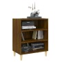 Aparador madera de ingeniería marrón roble 57x35x70 cm de vidaXL, Aparadores - Ref: Foro24-813190, Precio: 50,44 €, Descuento: %