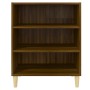 Aparador madera de ingeniería marrón roble 57x35x70 cm de vidaXL, Aparadores - Ref: Foro24-813190, Precio: 50,44 €, Descuento: %