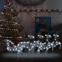 Christmas garden decoration reindeer and silver sleigh 100 LED by vidaXL, Christmas lights - Ref: Foro24-3100428, Price: 88,7...