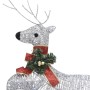 Christmas garden decoration reindeer and silver sleigh 100 LED by vidaXL, Christmas lights - Ref: Foro24-3100428, Price: 88,7...