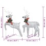 Christmas garden decoration reindeer and silver sleigh 100 LED by vidaXL, Christmas lights - Ref: Foro24-3100428, Price: 88,7...