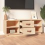 Mueble de TV de madera maciza de pino 100x34x40 cm de vidaXL, Muebles TV - Ref: Foro24-818225, Precio: 79,00 €, Descuento: %