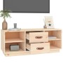 Mueble de TV de madera maciza de pino 100x34x40 cm de vidaXL, Muebles TV - Ref: Foro24-818225, Precio: 79,00 €, Descuento: %