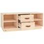 Mueble de TV de madera maciza de pino 100x34x40 cm de vidaXL, Muebles TV - Ref: Foro24-818225, Precio: 79,00 €, Descuento: %