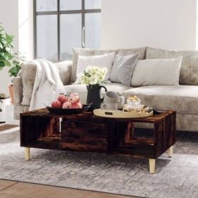 Smoked oak engineered wood coffee table 103.5x60x35cm by vidaXL, Coffee table - Ref: Foro24-813176, Price: 49,99 €, Discount: %