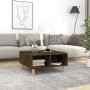 Engineered wood smoked oak coffee table 60x60x30 cm by vidaXL, Coffee table - Ref: Foro24-813164, Price: 47,57 €, Discount: %