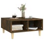 Engineered wood smoked oak coffee table 60x60x30 cm by vidaXL, Coffee table - Ref: Foro24-813164, Price: 47,57 €, Discount: %