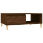 Mesa de centro madera de ingeniería roble marrón 90x60x35 cm de vidaXL, Mesas de centro - Ref: Foro24-813172, Precio: 54,15 €...