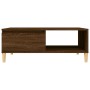 Mesa de centro madera de ingeniería roble marrón 90x60x35 cm de vidaXL, Mesas de centro - Ref: Foro24-813172, Precio: 54,15 €...