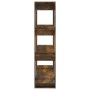 Smoked oak shelf/space divider 100x30x123.5 cm by vidaXL, Bookcases and shelves - Ref: Foro24-813563, Price: 52,99 €, Discoun...