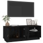 TV-Ständer aus massivem Kiefernholz schwarz 105x34x40 cm von vidaXL, TV-Möbel - Ref: Foro24-818224, Preis: 82,03 €, Rabatt: %