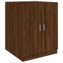 Brown oak washing machine cabinet 71x71.5x91.5 cm by vidaXL, Accessories for washing machines and dryers - Ref: Foro24-813196...