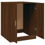 Brown oak washing machine cabinet 71x71.5x91.5 cm by vidaXL, Accessories for washing machines and dryers - Ref: Foro24-813196...