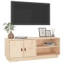 Solid pine wood TV cabinet 105x34x40 cm by vidaXL, TV Furniture - Ref: Foro24-818220, Price: 86,43 €, Discount: %