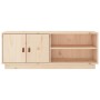 Solid pine wood TV cabinet 105x34x40 cm by vidaXL, TV Furniture - Ref: Foro24-818220, Price: 86,43 €, Discount: %