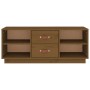 Solid pine wood TV cabinet honey brown 100x34x40 cm by vidaXL, TV Furniture - Ref: Foro24-818228, Price: 99,92 €, Discount: %