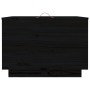 Storage boxes with lid 3 pcs solid black pine wood by vidaXL, Lockers and storage cabinets - Ref: Foro24-818249, Price: 103,4...