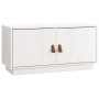 Solid white pine wood TV cabinet 80x34x40 cm by vidaXL, TV Furniture - Ref: Foro24-818231, Price: 76,15 €, Discount: %