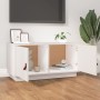 Solid white pine wood TV cabinet 80x34x40 cm by vidaXL, TV Furniture - Ref: Foro24-818231, Price: 76,15 €, Discount: %