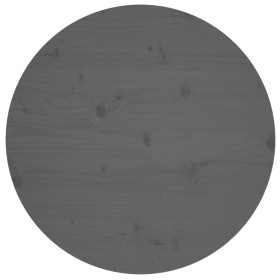 Solid gray pine wood table surface Ø60x2.5 cm by vidaXL, Table tops - Ref: Foro24-813668, Price: 34,99 €, Discount: %