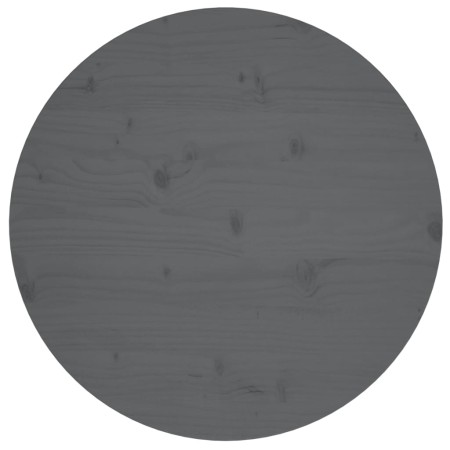 Solid gray pine wood table surface Ø60x2.5 cm by vidaXL, Table tops - Ref: Foro24-813668, Price: 34,70 €, Discount: %