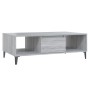 Mesa de centro madera de ingeniería gris Sonoma 103,5x60x35cm de vidaXL, Mesas de centro - Ref: Foro24-813180, Precio: 56,99 ...