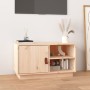 Solid pine wood TV cabinet 70x34x40 cm by vidaXL, TV Furniture - Ref: Foro24-818235, Price: 59,60 €, Discount: %