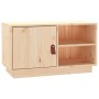 Solid pine wood TV cabinet 70x34x40 cm by vidaXL, TV Furniture - Ref: Foro24-818235, Price: 57,99 €, Discount: %