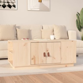 Solid pine wood coffee table 100x50x41 cm by vidaXL, Coffee table - Ref: Foro24-818255, Price: 96,99 €, Discount: %