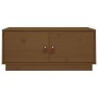 Mesa de centro madera maciza de pino marrón miel 80x50x35 cm de vidaXL, Mesas de centro - Ref: Foro24-818253, Precio: 66,07 €...