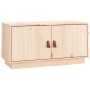 Solid pine wood TV stand 80x34x40 cm by vidaXL, TV Furniture - Ref: Foro24-818230, Price: 82,12 €, Discount: %