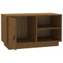 Mueble de TV madera maciza de pino marrón miel 70x34x40 cm de vidaXL, Muebles TV - Ref: Foro24-818238, Precio: 78,80 €, Descu...