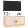 Solid pine wood TV stand 80x34x40 cm by vidaXL, TV Furniture - Ref: Foro24-818230, Price: 82,12 €, Discount: %